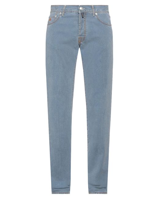 Jacob Coh?n Blue Slate Jeans Cotton for men