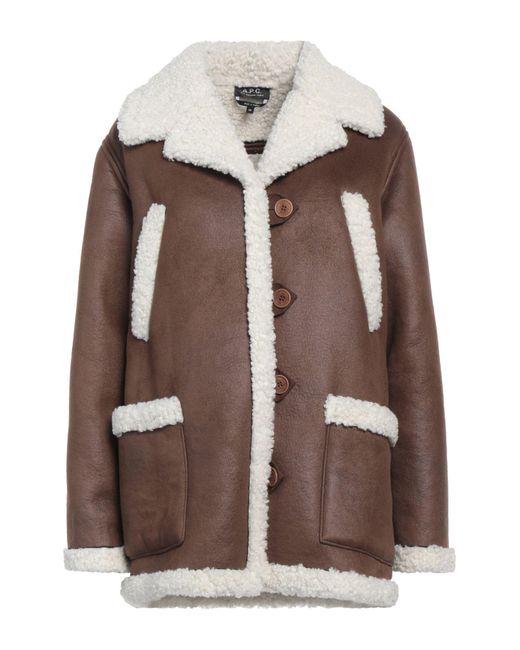 Shearling & Teddy di A.P.C. in Brown