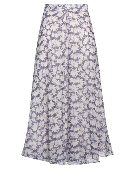 MASSCOB White Midi Skirt