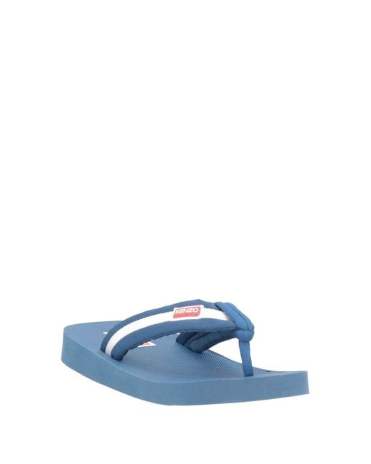 KENZO Blue Thong Sandal for men