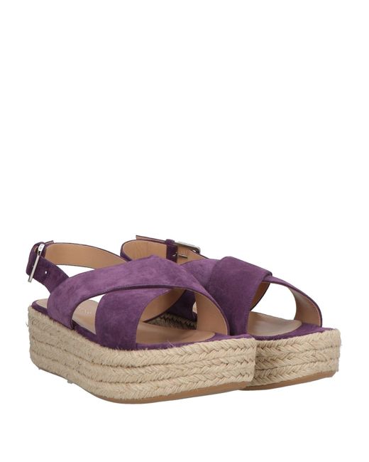 Sergio Rossi Purple Espadrilles