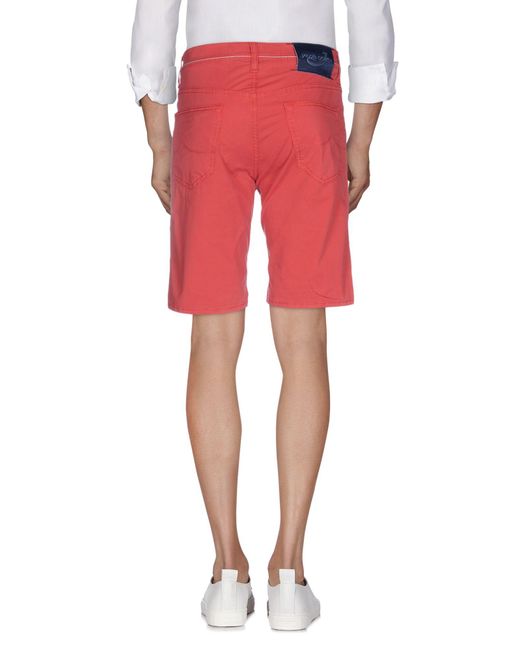 Jacob Coh?n Red Shorts & Bermuda Shorts for men