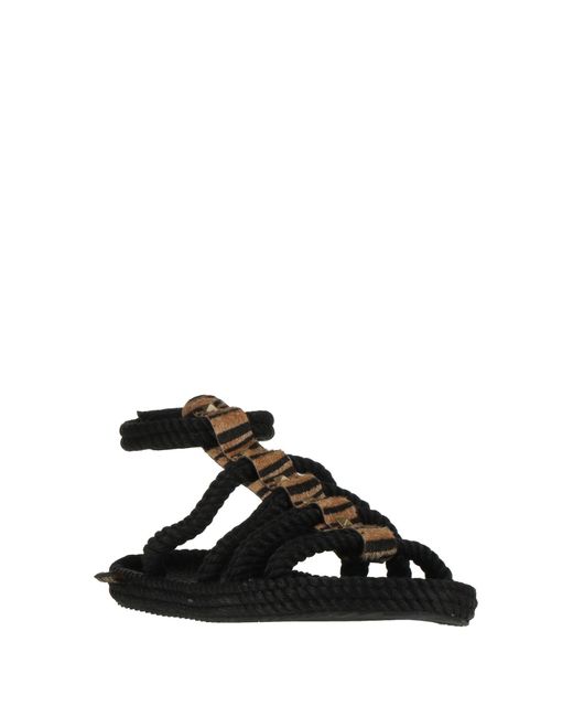 Bohonomad Black Espadrilles Textile Fibers