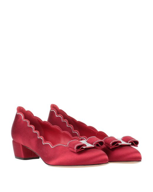 Ferragamo Red Pumps