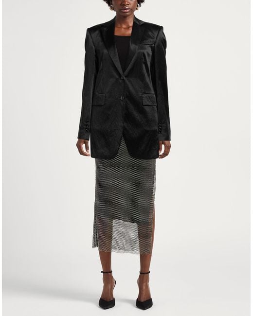 Sportmax Black Blazer Acetate