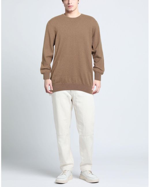 Piacenza Cashmere Brown Jumper for men