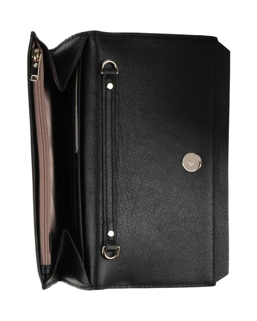 Piquadro Black Crossbody Wallets