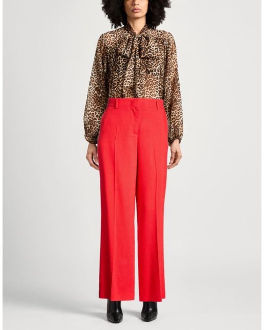MSGM Red Pants