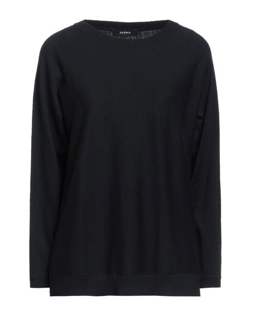 Pullover Alpha Studio de color Black