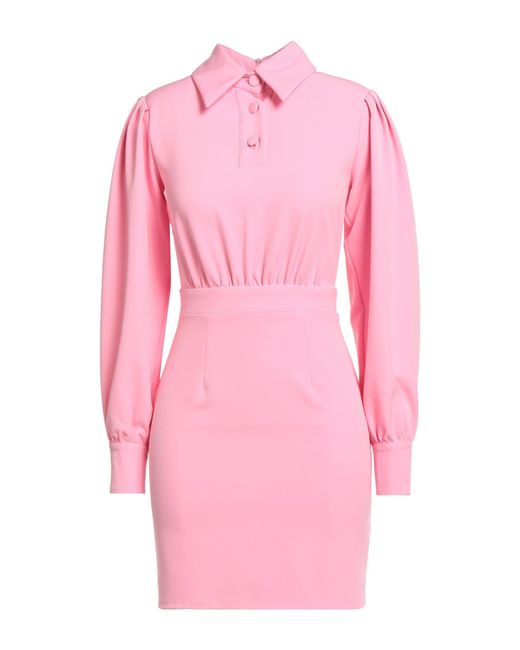 ACTUALEE Pink Mini Dress
