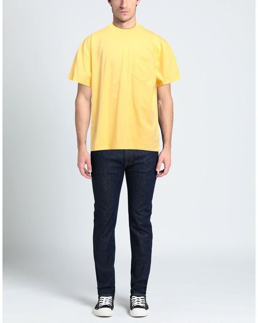 MSGM Yellow T-shirt for men