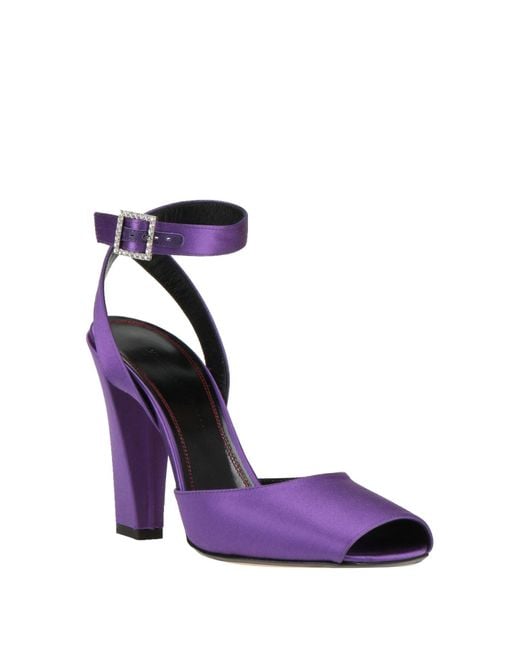 Victoria Beckham Purple Sandals