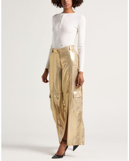 Pinko Natural Pants Polyester