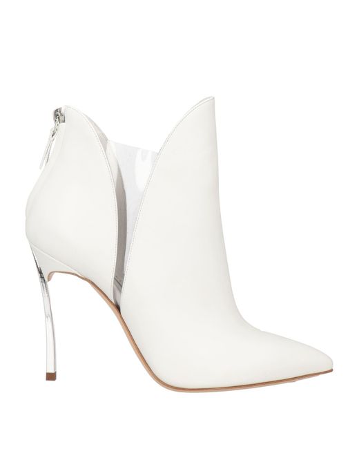 Casadei white boots online