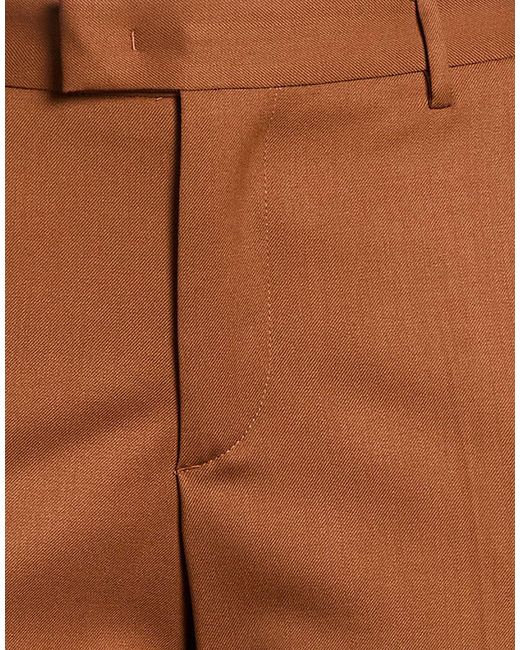 PT Torino Brown Pants Virgin Wool, Elastane
