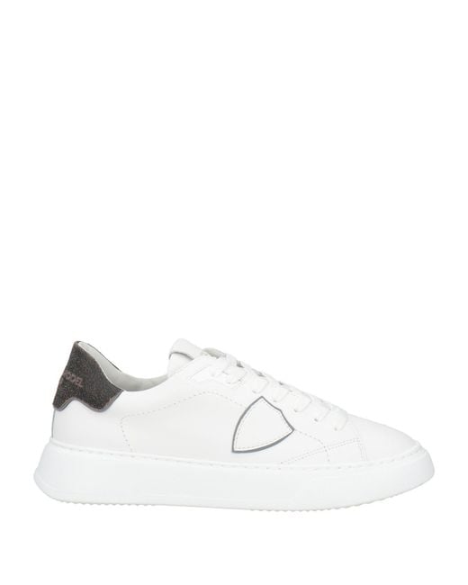 Philippe Model White Sneakers Leather for men