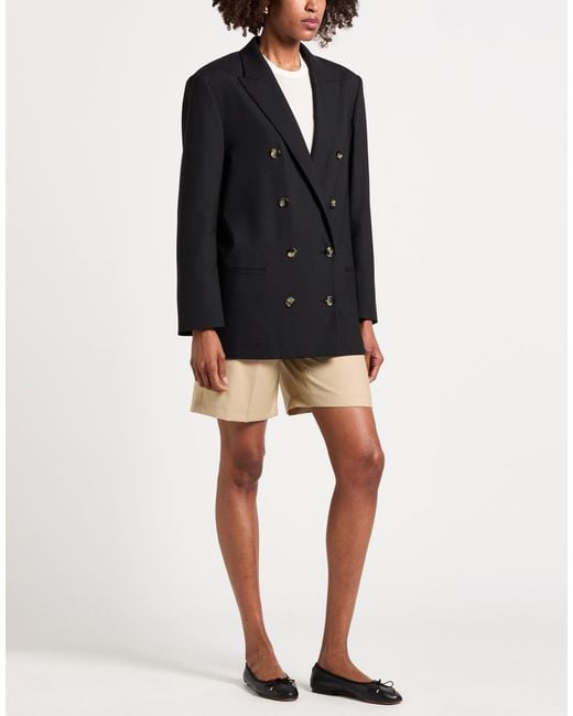 Alberta Ferretti Black Blazer Polyester, Wool, Elastane