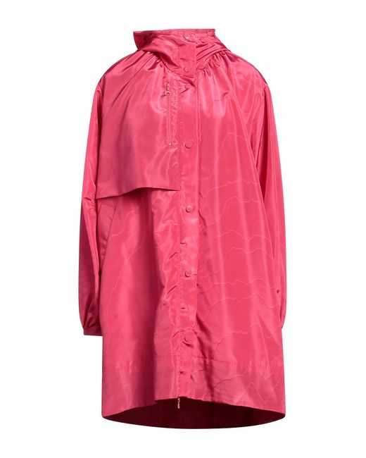 Manteau long et trench MARINE SERRE en coloris Pink
