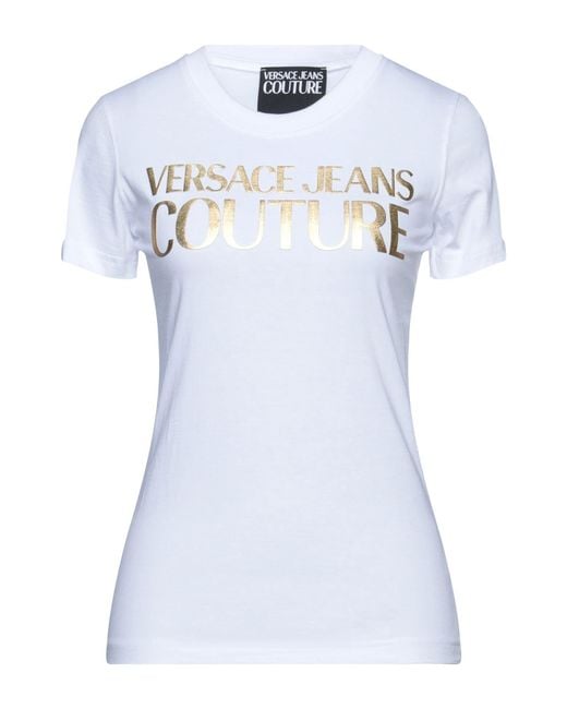 Versace Jeans Couture White T-Shirts