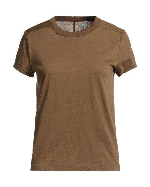Rick Owens Brown T-Shirts