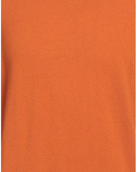 Kangra Orange Sweater Wool, Silk, Cashmere for men
