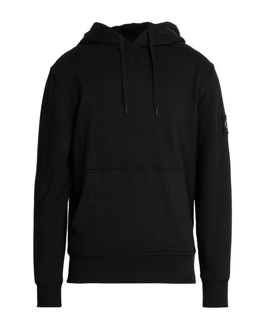 Calvin Klein Black Sweatshirt Cotton for men