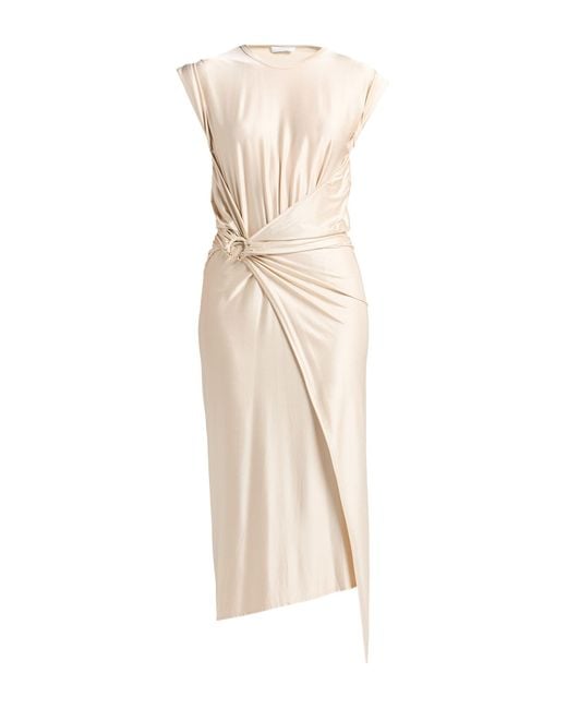 Rabanne Natural Maxi Dress Viscose, Elastane