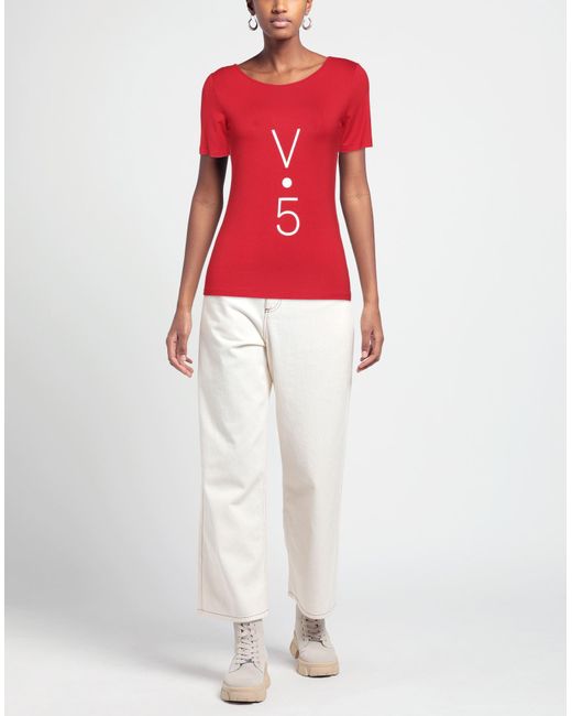 Vicario Cinque Red T-shirt