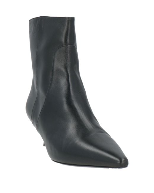 Stuart Weitzman Black Ankle Boots Leather