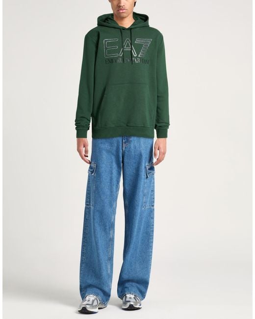 EA7 Green Sweatshirt for men