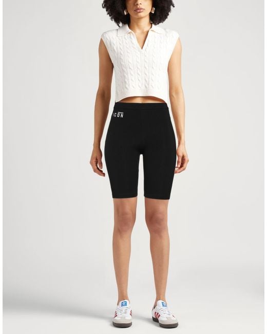 DSquared² Black Shorts & Bermuda Shorts