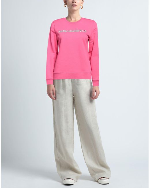 Sweat-shirt Karl Lagerfeld en coloris Pink