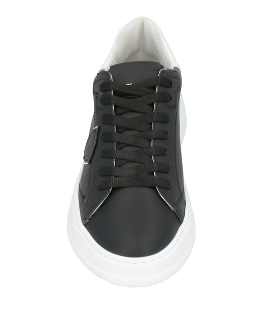 Philippe Model Black Sneakers Leather