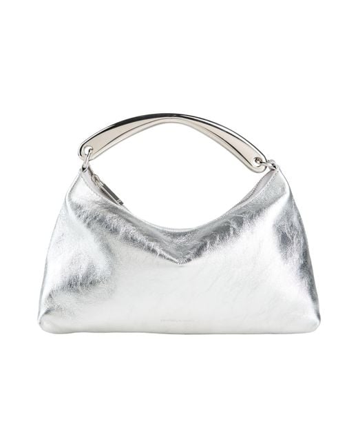 Mansur Gavriel White Rhea -- Handbag Leather