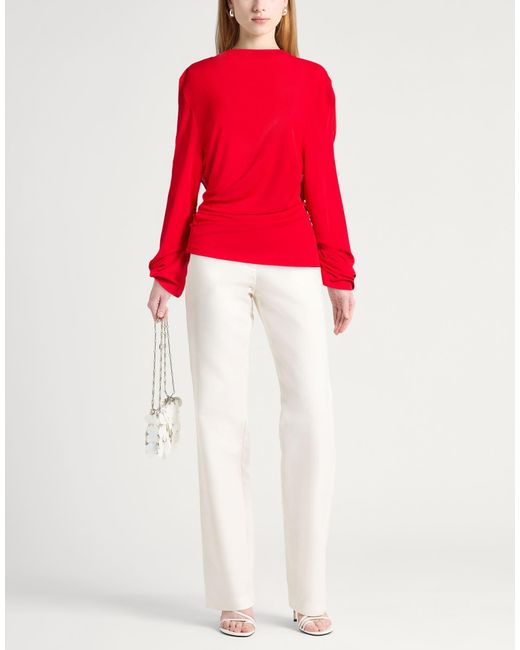 Top Jacquemus de color Red