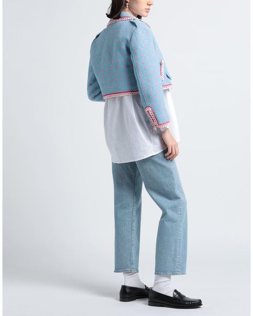 Moschino Blue Suit Jacket