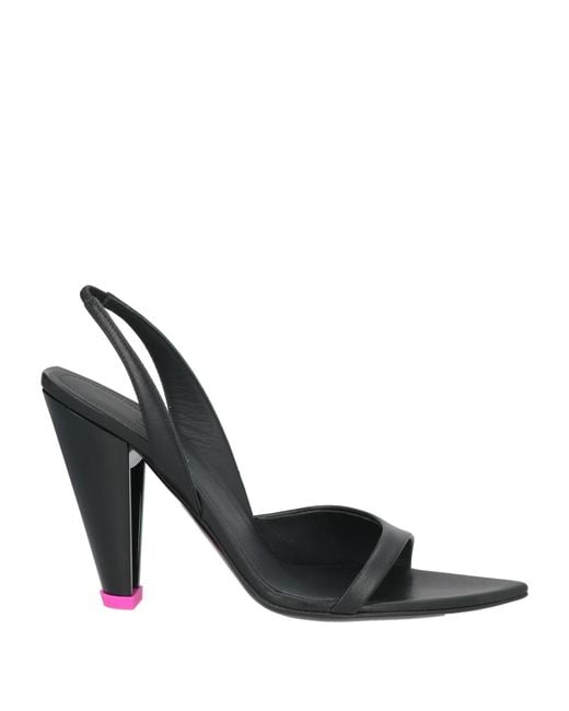 3Juin Metallic Sandals Leather