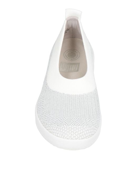 Fitflop White Ballet Flats