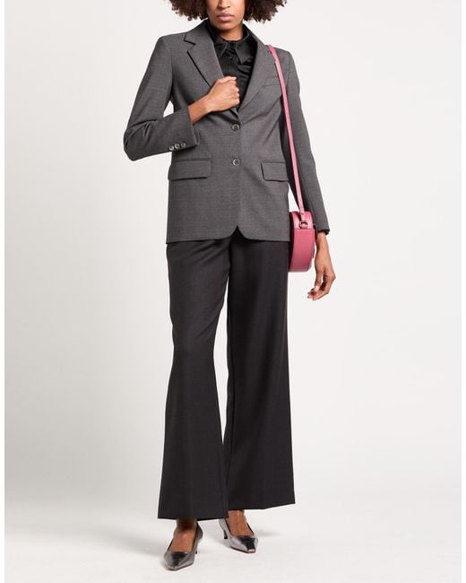 P.A.R.O.S.H. Black Blazer Virgin Wool, Elastane