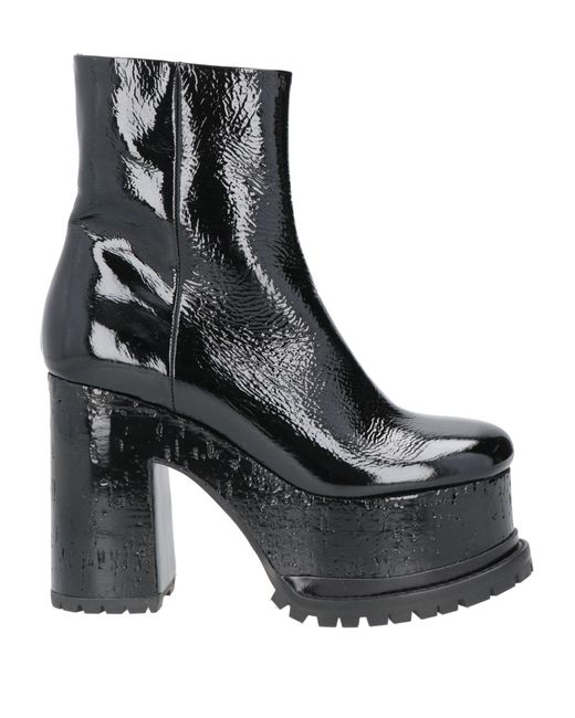 HAUS OF HONEY Black Ankle Boots