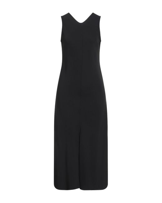 Forte Forte Black Midi-Kleid