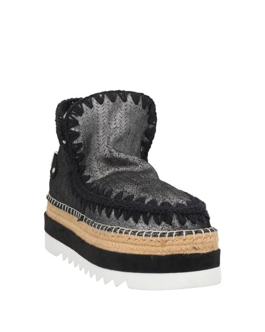 Mou Black Ankle Boots