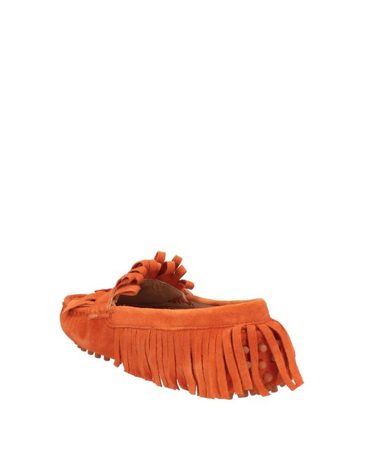 Baldinini Orange Mokassin