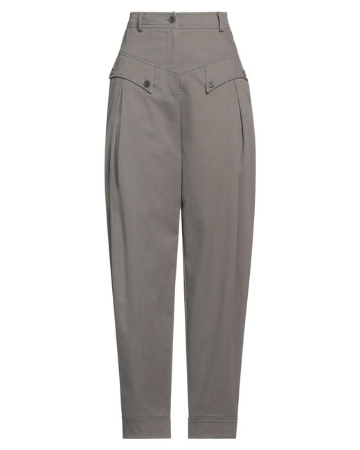 Alberta Ferretti Gray Trouser