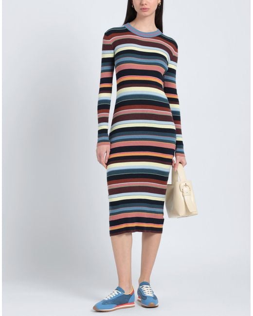 Paul Smith Blue Midi Dress