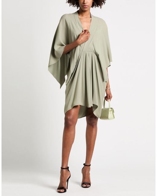 Rick Owens White Mini Dress