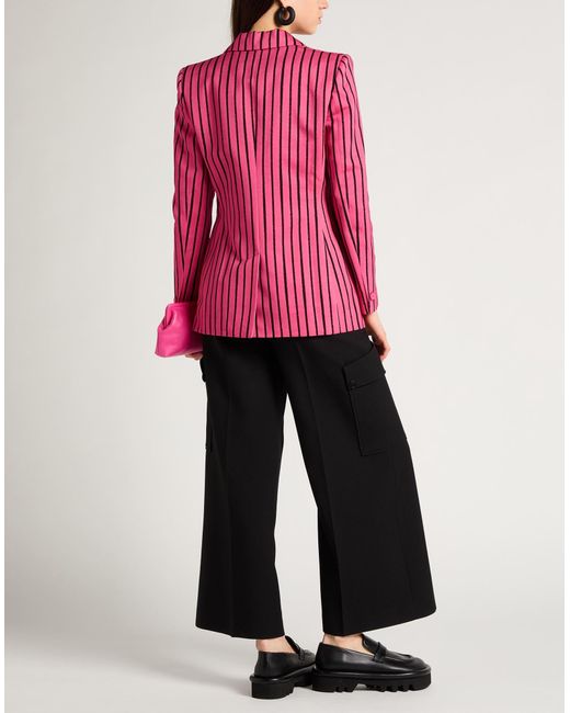 Moschino Red Blazer Cotton, Viscose