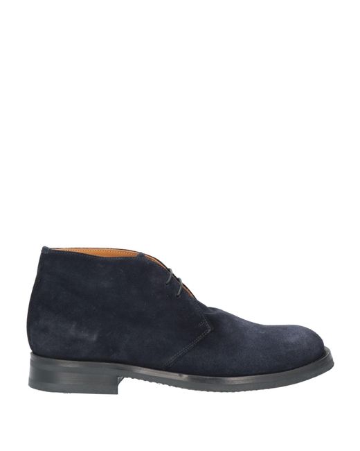 FRANCESCO PACE Blue Ankle Boots for men
