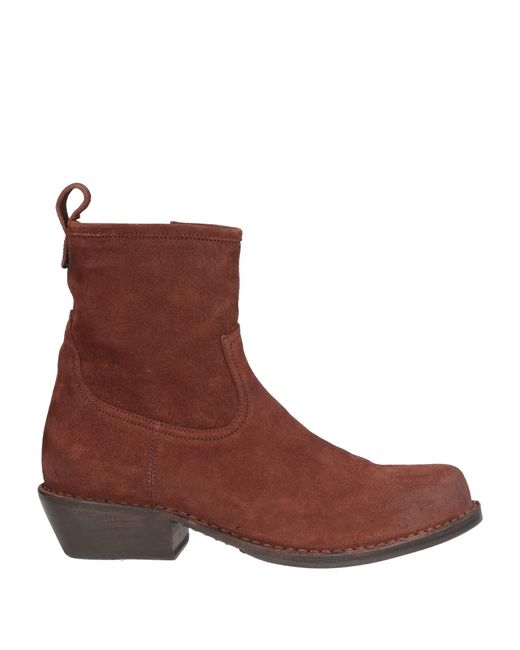 Fiorentini + Baker Brown Ankle Boots Leather