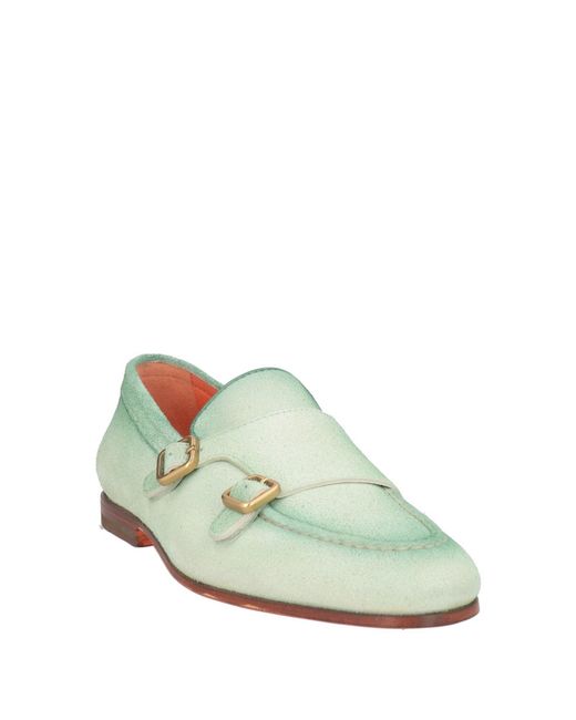 Santoni Green Loafer for men